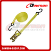 1 inch Heavy Duty Ratchet Strap with S-Hooks