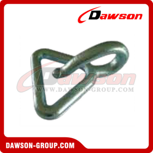 DS-A6009 BS 1500kgs/3300lbs Zinc Plated Forged Hook