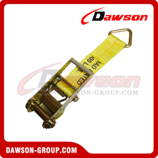 4 inch Ratchet Strap Short End with Delta Ring