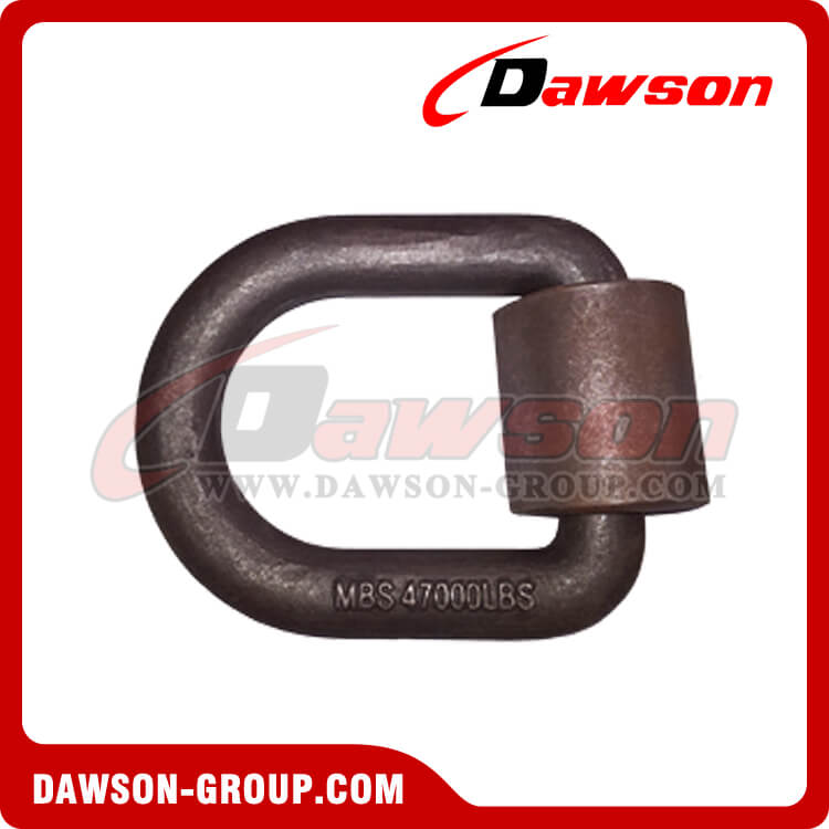 Forged D-Ring With U Bracket - Flatbed Truck Tie Down Accessories