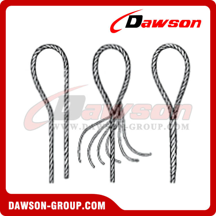 WS81-E-E,T,TH,S&K Tapered Eye Splice Wire Rope Slings - China