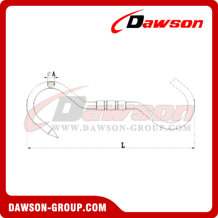 Stainless Steel Meat Hook - Dawson Group Ltd. - China Manufacturer, Supplier,  Factory