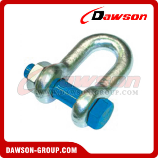AS2741 Forged Alloy Grade S Dee Shackle With Safety Pins