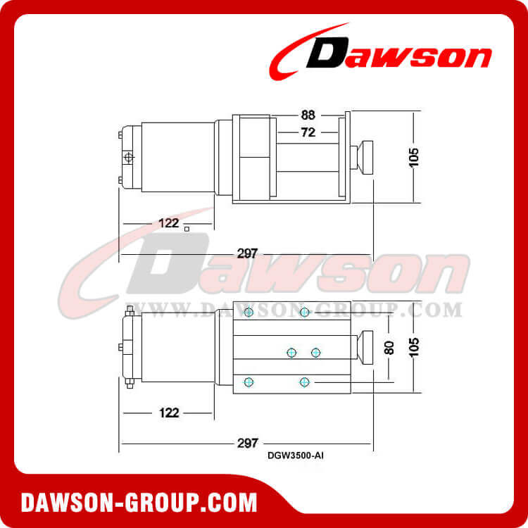 ATV Winch DGW3500-AI - Electric Winch