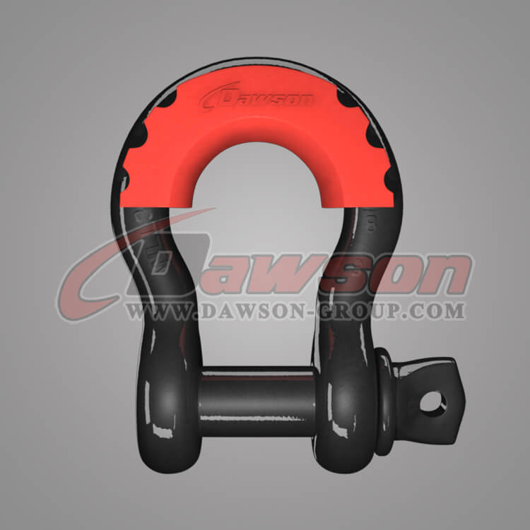 US Type Drop Forged Bow Shackle with PU Protection for Towing and Recovery Strap - Dawson Group Ltd. - China Manufacturer, Supplier, Factory