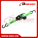 25MM × 1.8M DAWSON Automatic Retractable Ratchet Tie Down Straps, 1