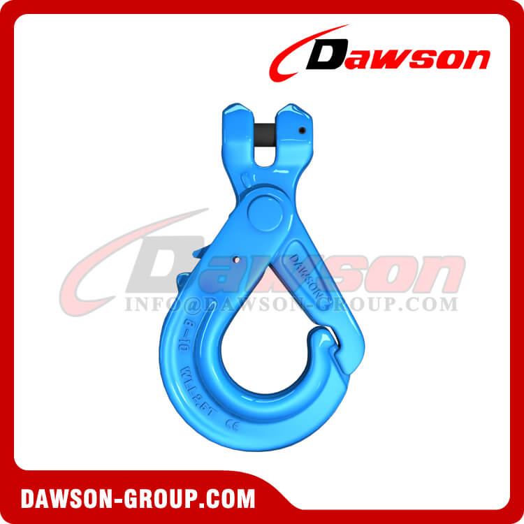DS1017 G100 8-16MM Special Clevis Self-locking Hook with Grip Latch for Chain Slings
