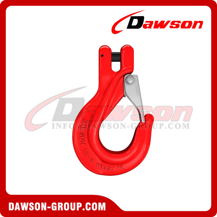 DS848 G80 6-18/20MM Clevis Sling Hook with Latch for Crane Lifting Chain Slings