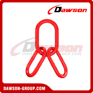  DS094 A347 G80 U.S. Type 1/2''-2'' Super Alloy Steel Welded Master Link Assembly for Wire Rope Lifting Slings / Chain Slings