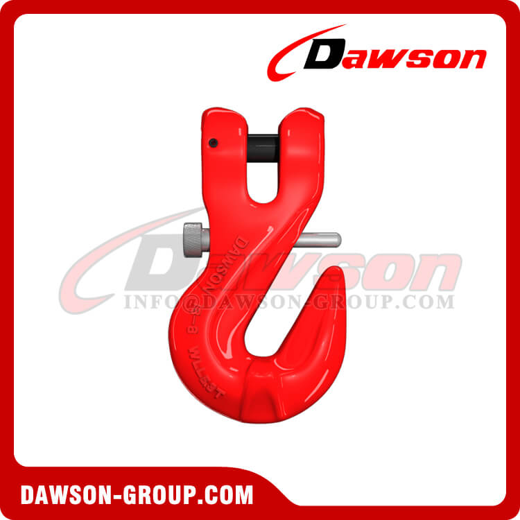 G80 / Grade 80 Clevis Shortening Cradle Grab Hook with Safety Pin