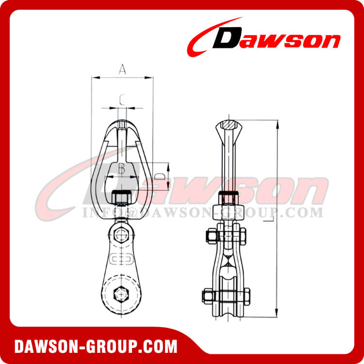 DS930 Swivel Pulley Connector - Dawson Group Ltd. - China Manufacturer Supplier, Factory