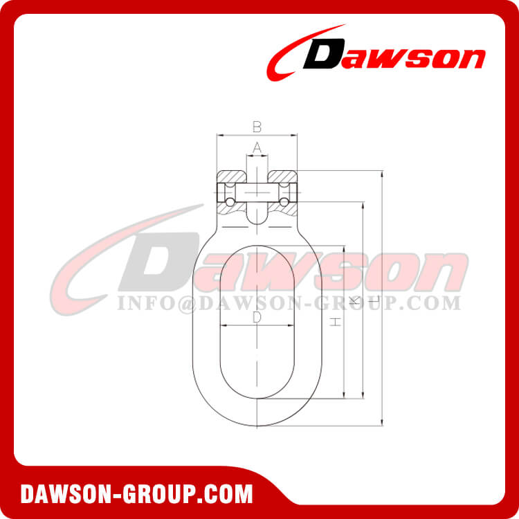 DS388 G80 Forged Super Alloy Steel Omega Link for G80 Chains - Dawson Group Ltd. - China Manufacturer, Supplier