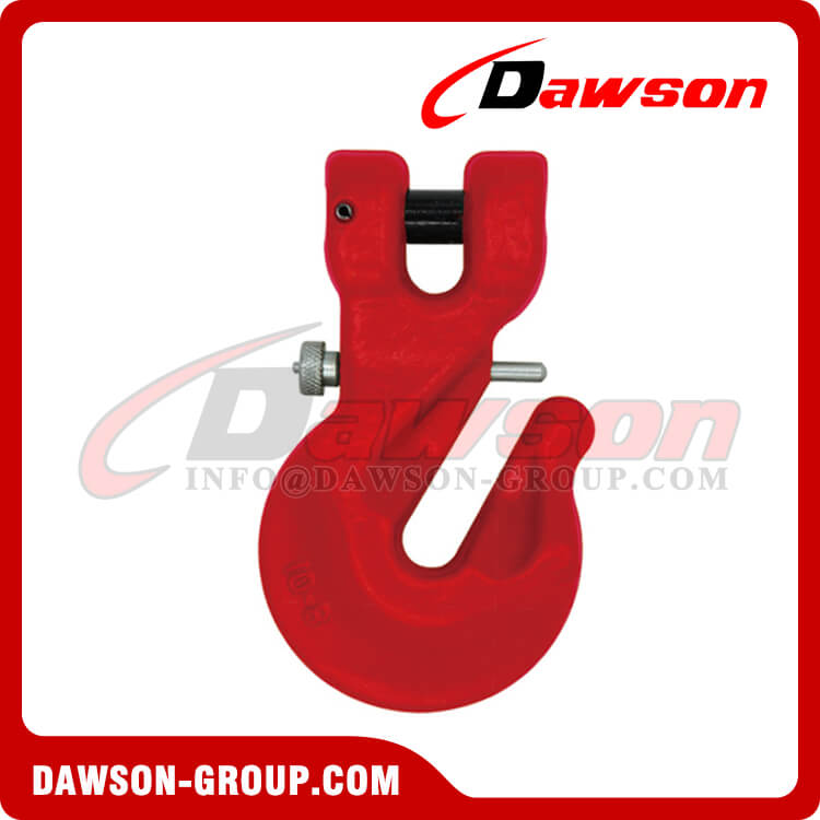 DS712 G80 8-16MM Special Type Clevis Hook with Safety Pin for Adjust Chain Length