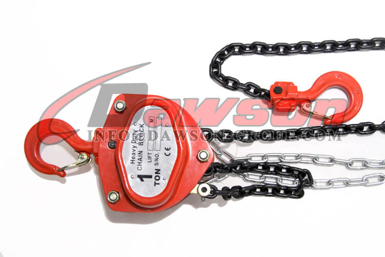 1Ton Heavy Duty Chain Block, 1000KG Chain Hoist - Dawson Group Ltd. - China Manufacturer, Supplier, Factory