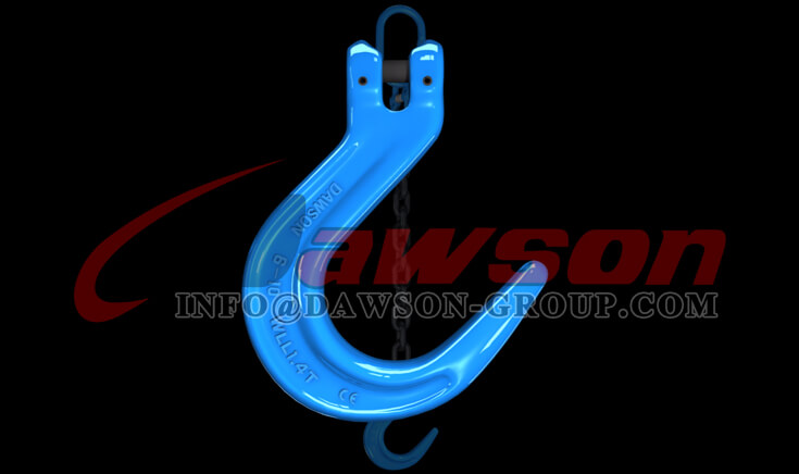 Application of G100 Clevis Foundry Hook, Grade 100 Forged Steel Clevis Type Large Opening Hook - Dawson Group - China Factory