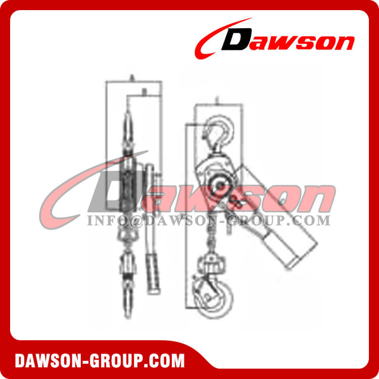 DSHS-X Ratchet Lever Hoist with Overload Protection - China Supplier