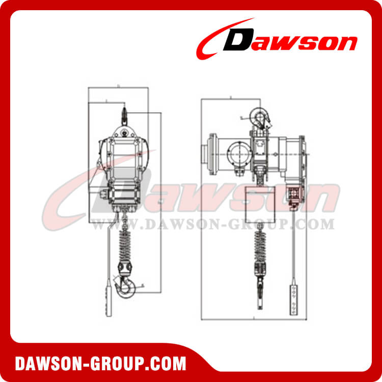 DS-HHBDB type Explosion-Proof Electric Chain Hoist