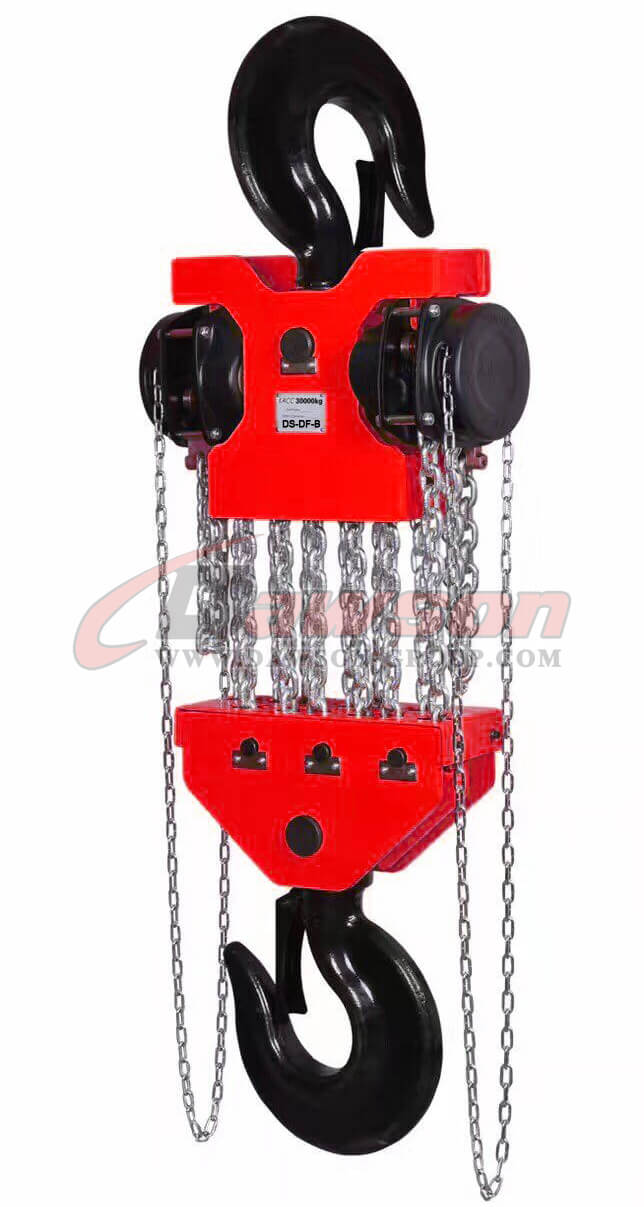 Chain Hoist Chain Block Hoist 11000lbs/5ton,Manual Chain Block w/ 12m Tow Chain 