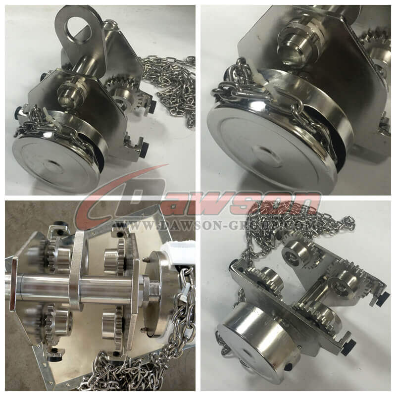 DSS-GT stainless steel geared trolley - China Factoy