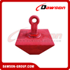 Red Painted Casting Mooring Pyramid Anchor