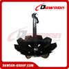 Bituminous Paint Casting Eight Fluke Boat Anchor / Eight Claw Anchor Casting