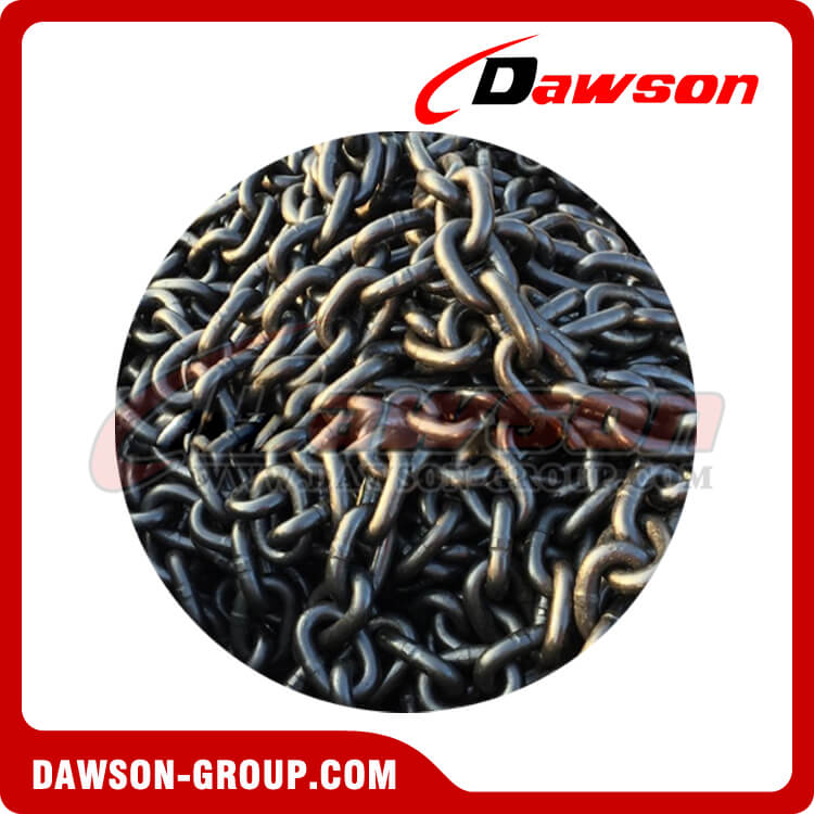 Alloy Steel Black Painted Grade 80 Short Fishing Link Chain / G80 Fishing Chain
