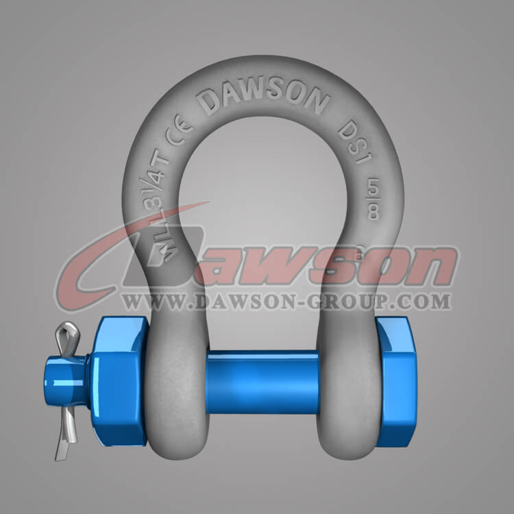 Dawson Brand Hot Dip Galvanized US Type Bow Shackle with Safety Pin - Dawson Group Ltd. - China Manufacturer, Supplier, Factory