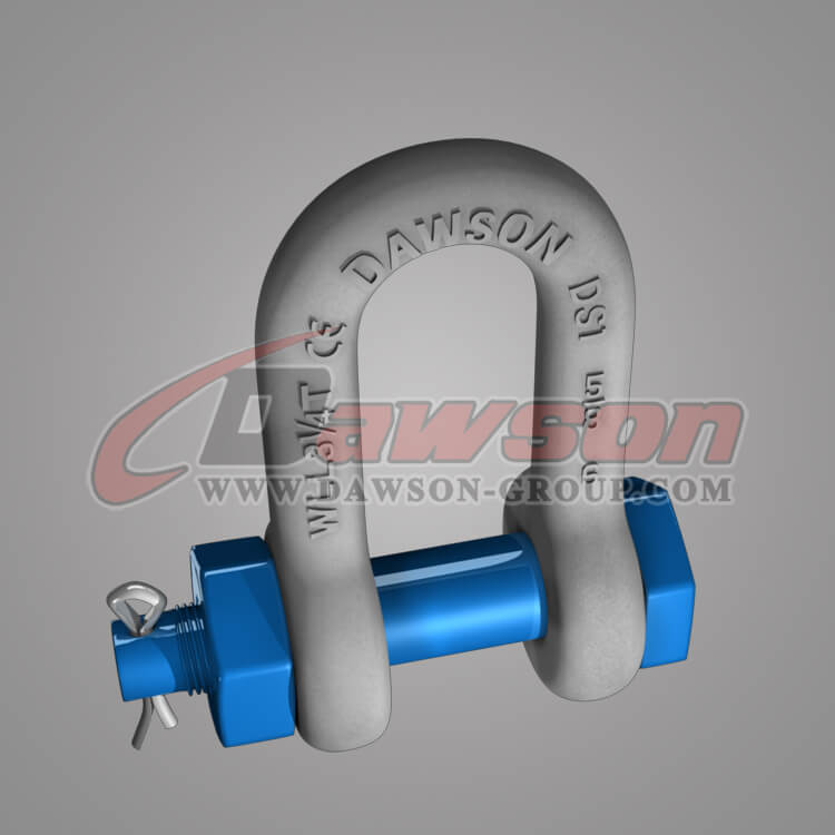 Dawson Brand Hot Dip Galvanized US Type Chain Shackle with Safety Pin - Dawson Group Ltd. - China Manufacturer, Supplier, Factory