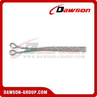 Wire Rope Grips, Double Eye Cable Socks Type B