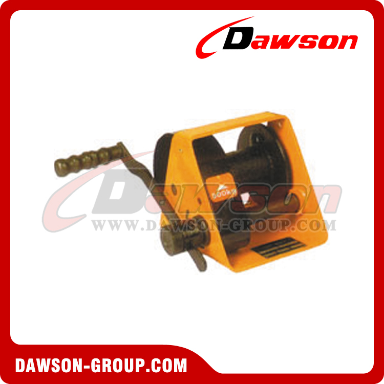 DSHW-A TYPE 250kg-1000kg Worm Gear Hand Lifting Winch with CE Certificate