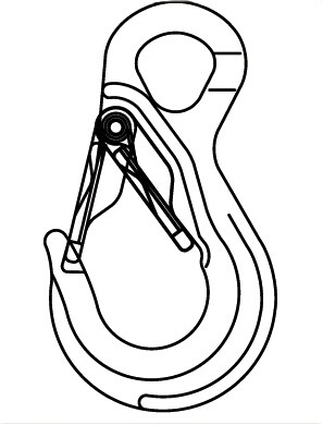 DS1026 Eye Sling Hook with Latch - Dawson Group Ltd. - China Manufacturer, Supplier, Factory