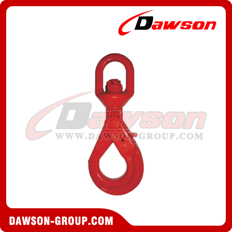  DS083 G80 6-32MM European Type Swivel Selflock Hook for Chain Slings