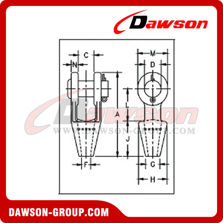 Electro Galvanized Forged Open Spelter Socket Open Socket Wire Rope End  Fittings - China Sockets, Spelter Socket