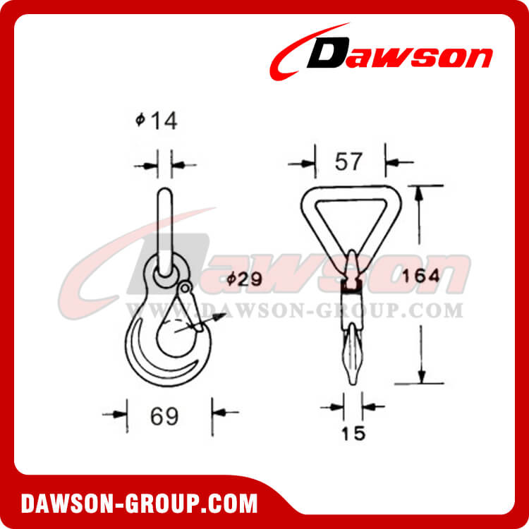 DSFGT5001 Forged Hook 