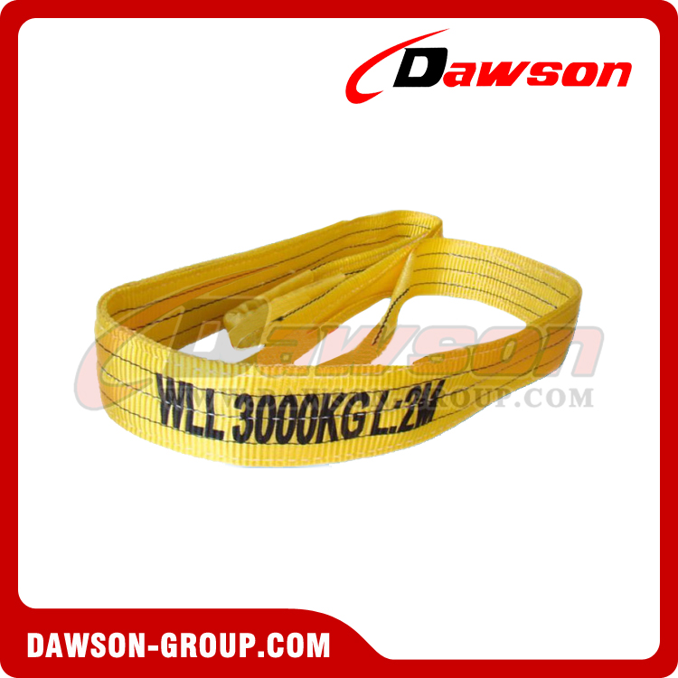 LiftKing 5 Ton X 3 Meter Duplex Web Sling - Heavy Duty Lifting Strap