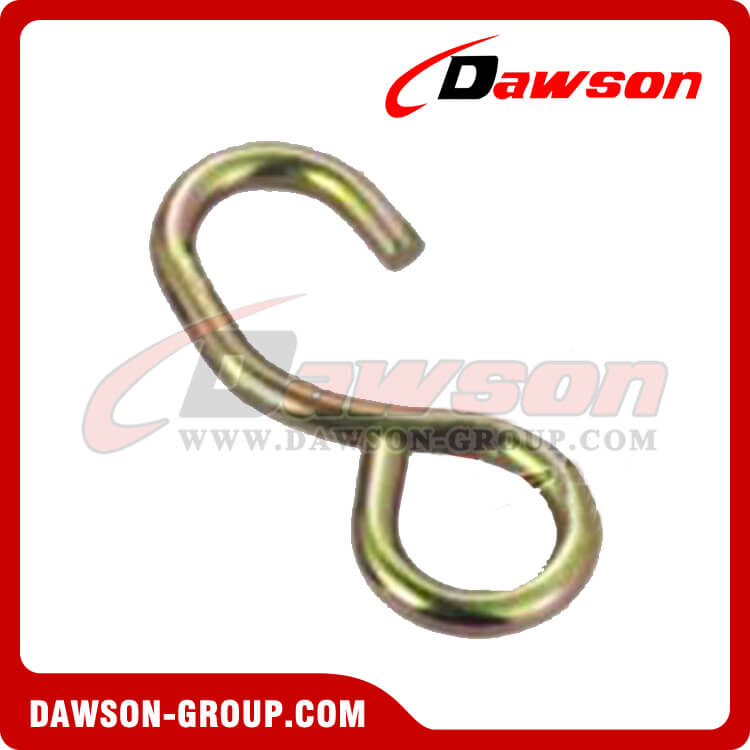 DSWHS013 BS 800KG / 1750LBS S Hook With Zinc Plated