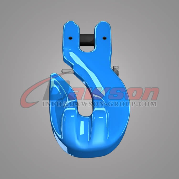 Grade 100 Special Clevis Grab Hook with Safety Pin, Clevis Grab Hook for G100 Chain Slings - China Manufacturer, Supplier - Dawson Group Ltd.