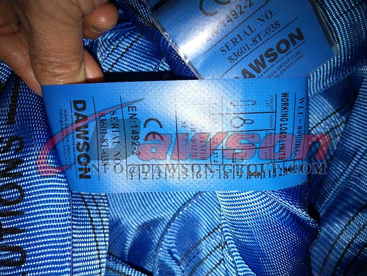 8000KG Lifting Slings, 8 Ton RoundSling - Dawson Group Ltd. - China Manufacturer, Supplier, Factory
