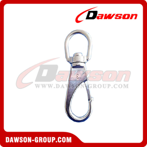 3.5" Stainless Steel Swivel Snaps - 5 Pack Heavy Duty 95LB Carabiners