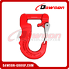 DS1055 G100 WLL 1-6T Web Sling Hook, Synthetic Alloy Round Sling Hook
