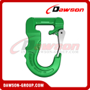 DS1055 G100 WLL 1-6T Web Sling Hook, Synthetic Alloy Round Sling Hook