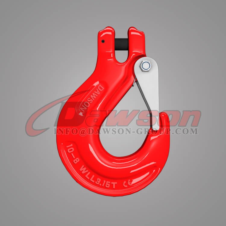 G80 Clevis Sling Hook with Cast Latch for Chain Slings, Grade 80 Clevis Hook - Dawson Group Ltd. - China Supplier, Exporter