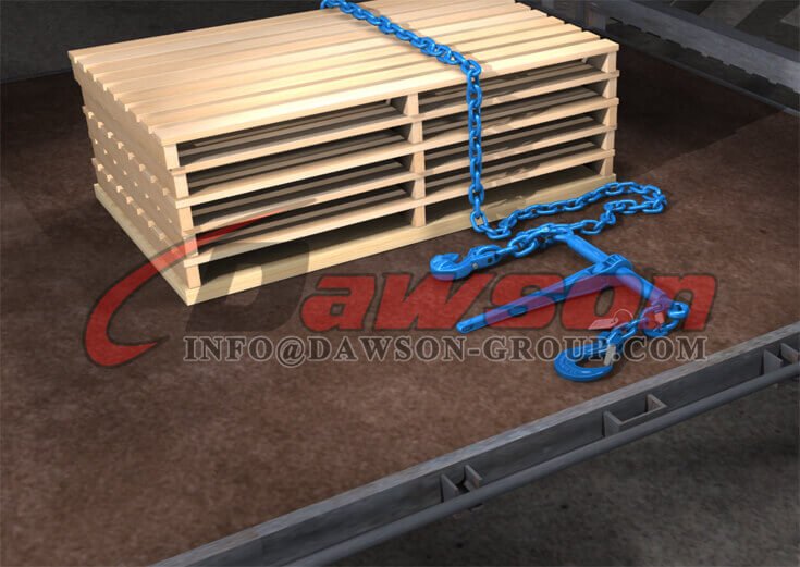 Application of Grade 100 Forged Ratchet Load Binder without Hooks for Lashing - Dawson Group Ltd. - China Supplier