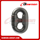 Adjustable Black Painted Marine Connecting Shackle, Connecting Link C type for Mooring Chain