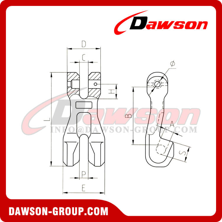DS073 G80 Clevis Clutch- Dawson Group Ltd. - China Manufacturer, Supplier, Factory