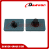 B10110 2"×4" Rubber Foot For Large and Small Tube Bolt On