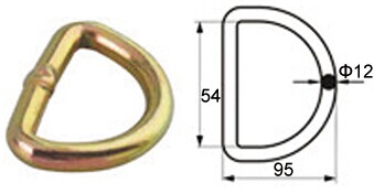 Level 1 D Rings BS 750KG/1650LBS 1