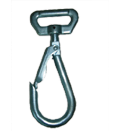 BS 1000kgs/2200lbs 1.5 inch Forged Swivel Snap Hook, 1.5 Forged