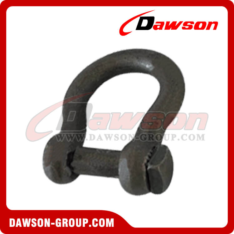 European Type Trawling Bow Shackle with Square Head for Fishing