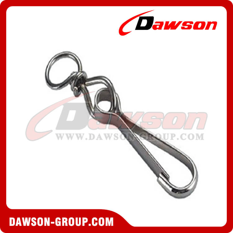 Simplex Hook with Swivel Nickel Plated, Simplex Hooks DIN 5287 Form B -  Dawson Group Ltd. - China Manufacturer, Supplier, Factory